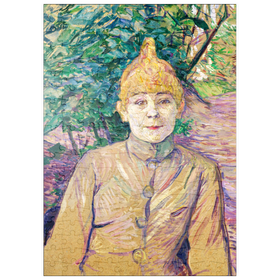 Darstellung des Puzzle Motivs The Streetwalker (ca.1890-1891) painting by Henri de Toulouse-Lautrec - Puzzleteile: 200
