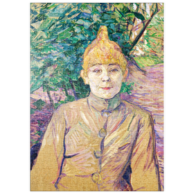 Darstellung des Puzzle Motivs The Streetwalker (ca.1890-1891) painting by Henri de Toulouse-Lautrec - Puzzleteile: 500