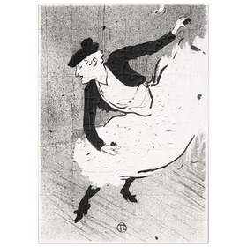 Darstellung des Puzzle Motivs Edmée Lescot (1893) by Henri de Toulouse-Lautrec - Puzzleteile: 100