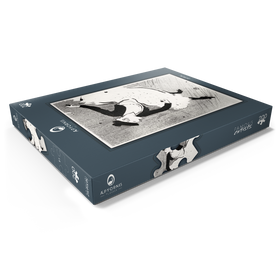 Darstellung des Puzzle Motivs Edmée Lescot (1893) by Henri de Toulouse-Lautrec - Puzzleteile: 200