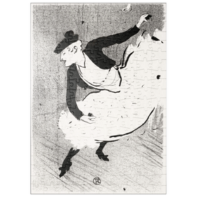 Darstellung des Puzzle Motivs Edmée Lescot (1893) by Henri de Toulouse-Lautrec - Puzzleteile: 200
