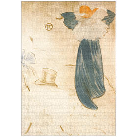 Darstellung des Puzzle-Motivs Henri de Toulouse-Lautrec, Frontispiece (1896) – Puzzleteile: 1000