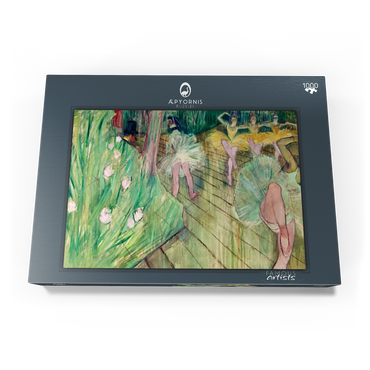 Henri de Toulouse–Lautrec, Ballet Scene (1886) 1000 Puzzle Schachtel Ansicht3