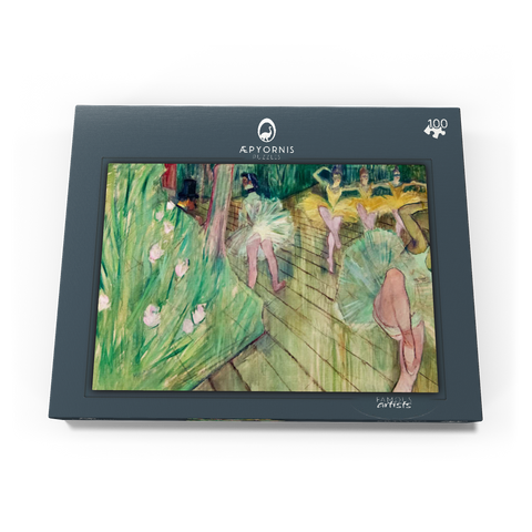 Henri de Toulouse–Lautrec, Ballet Scene (1886) 100 Puzzle Schachtel Ansicht3