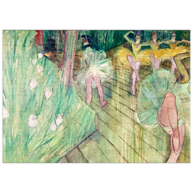 Darstellung des Puzzle Motivs Henri de Toulouse-Lautrec, Ballet Scene (1886) - Puzzleteile: 100