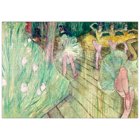 Darstellung des Puzzle Motivs Henri de Toulouse-Lautrec, Ballet Scene (1886) - Puzzleteile: 200