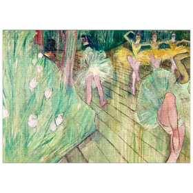Darstellung des Puzzle Motivs Henri de Toulouse-Lautrec, Ballet Scene (1886) - Puzzleteile: 500