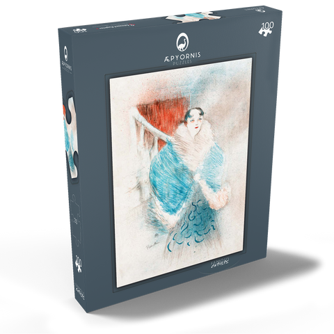 Elsa, Dite la Viennoise (1897) by Henri de Toulouse–Lautrec 100 Puzzle Schachtel Ansicht2