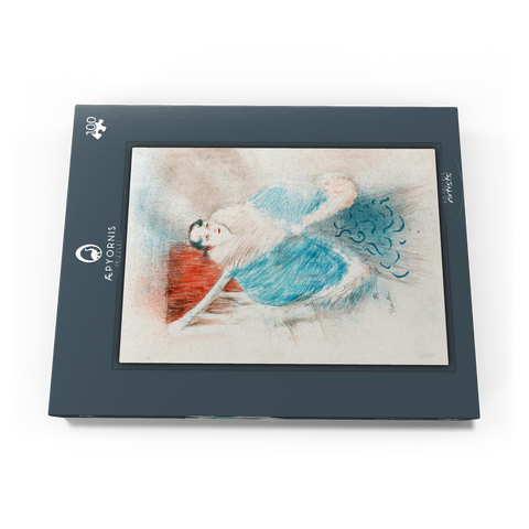 Elsa, Dite la Viennoise (1897) by Henri de Toulouse–Lautrec 100 Puzzle Schachtel Ansicht3