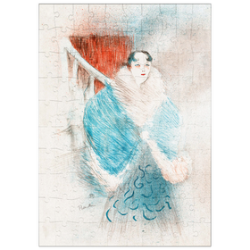 Darstellung des Puzzle Motivs Elsa, Dite la Viennoise (1897) by Henri de Toulouse-Lautrec - Puzzleteile: 100