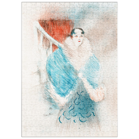 Darstellung des Puzzle Motivs Elsa, Dite la Viennoise (1897) by Henri de Toulouse-Lautrec - Puzzleteile: 500