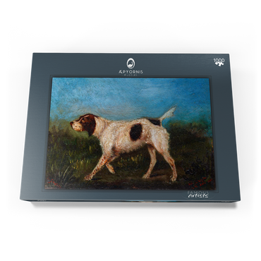 Henri de Toulouse–Lautrec, La Gousse (1880) dog painting 1000 Puzzle Schachtel Ansicht3