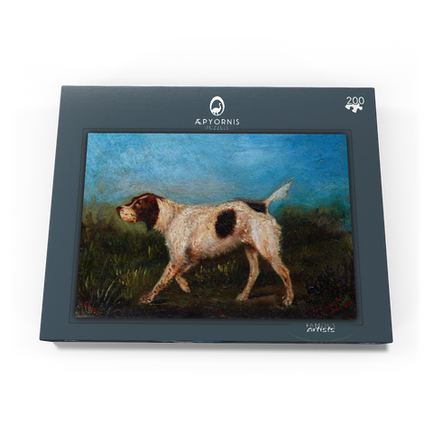 Henri de Toulouse–Lautrec, La Gousse (1880) dog painting 200 Puzzle Schachtel Ansicht3
