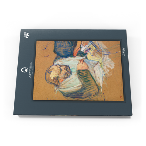 Henri de Toulouse–Lautrec, Dr. Pean Operating (1891–1892) 100 Puzzle Schachtel Ansicht3