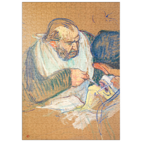 Darstellung des Puzzle Motivs Henri de Toulouse-Lautrec, Dr. Pean Operating (1891-1892) - Puzzleteile: 500