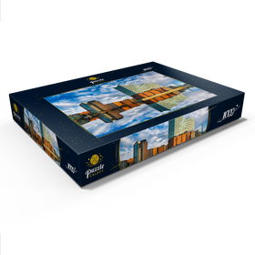 Alternative Darstellung des Puzzle-Motivs Reflexion der Elbphilharmonie in Hamburg – Puzzleteile: 1000