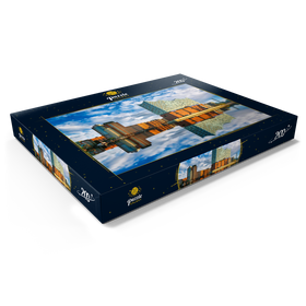Alternative Darstellung des Puzzle-Motivs Reflexion der Elbphilharmonie in Hamburg – Puzzleteile: 200