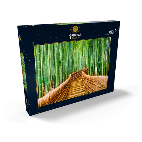 Kyoto, Japan im Bambuswald 100 Puzzle Schachtel Ansicht2
