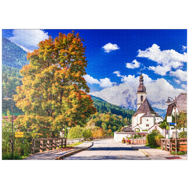 puzzleplate Ramsau bei Berchtesgaden, Deutschland 1000 Puzzle
