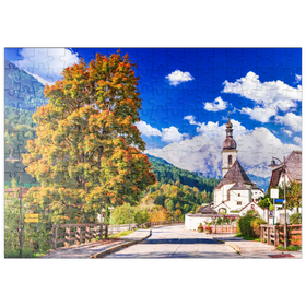 Darstellung des Puzzle-Motivs Ramsau in Berchtesgaden, Deutschland – Puzzleteile: 200