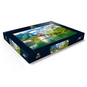 Darstellung des Puzzle Motivs Königsee mit der Bartholomew-Kirche - Puzzleteile: 100