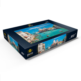 Darstellung des Puzzle Motivs Canal Grande bei Sonnenschein im Sommer, Venedig, Italien - Puzzleteile: 1000