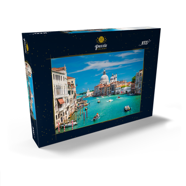 Canal Grande bei Sonnenschein im Sommer, Venedig, Italien 1000 Puzzle Schachtel Ansicht2