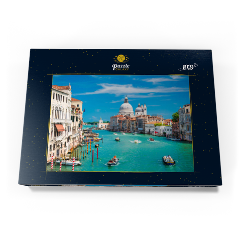 Canal Grande bei Sonnenschein im Sommer, Venedig, Italien 1000 Puzzle Schachtel Ansicht3