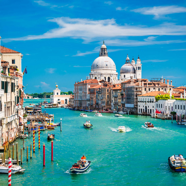 Canal Grande bei Sonnenschein im Sommer, Venedig, Italien 1000 Puzzle 3D Modell
