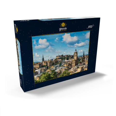 Edinburgh Castle, aus dem Blick von Carlton Hill 1000 Puzzle Schachtel Ansicht2