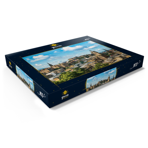 Edinburgh Castle, aus dem Blick von Carlton Hill 100 Puzzle Schachtel Ansicht1