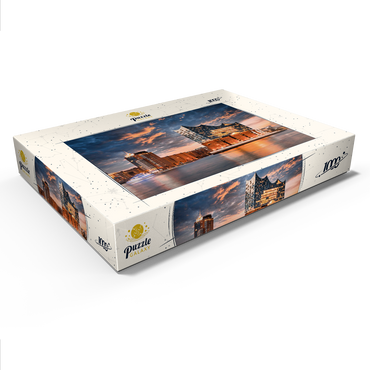 Die Elbphilharmonie in Hamburg 1000 Puzzle Schachtel Ansicht1