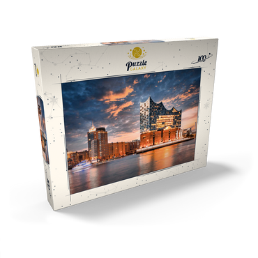 Die Elbphilharmonie in Hamburg 100 Puzzle Schachtel Ansicht2