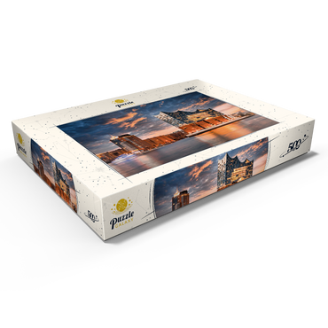 Die Elbphilharmonie in Hamburg 500 Puzzle Schachtel Ansicht1