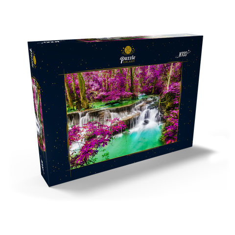 Huay Mae Khamin Wasserfall, Thailand 1000 Puzzle Schachtel Ansicht2