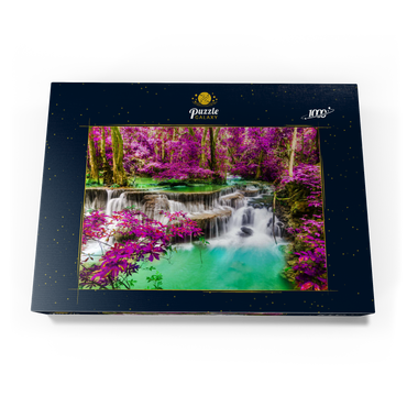 Huay Mae Khamin Wasserfall, Thailand 1000 Puzzle Schachtel Ansicht3