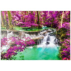 Darstellung des Puzzle-Motivs Huay Mae Khamin Wasserfall, Thailand – Puzzleteile: 1000