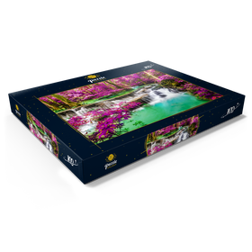 Darstellung des Puzzle Motivs Huay Mae Khamin Wasserfall, Thailand - Puzzleteile: 100