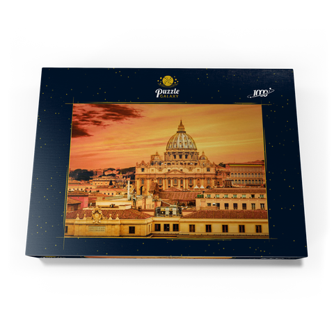 Vatikan Stadt, Rom 1000 Puzzle Schachtel Ansicht3