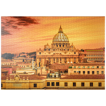 puzzleplate Vatikan Stadt, Rom 1000 Puzzle