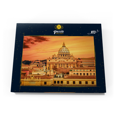 Vatikan Stadt, Rom 100 Puzzle Schachtel Ansicht3