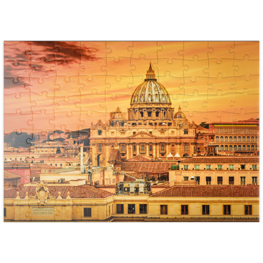 puzzleplate Vatikan Stadt, Rom 100 Puzzle