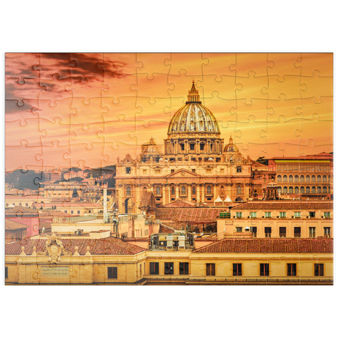 puzzleplate Vatikan Stadt, Rom 100 Puzzle