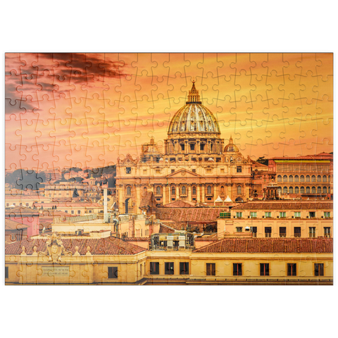 puzzleplate Vatikan Stadt, Rom 200 Puzzle