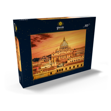 Vatikan Stadt, Rom 500 Puzzle Schachtel Ansicht2