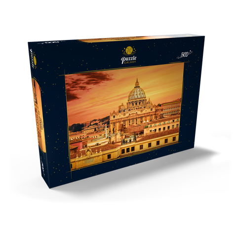 Vatikan Stadt, Rom 500 Puzzle Schachtel Ansicht2