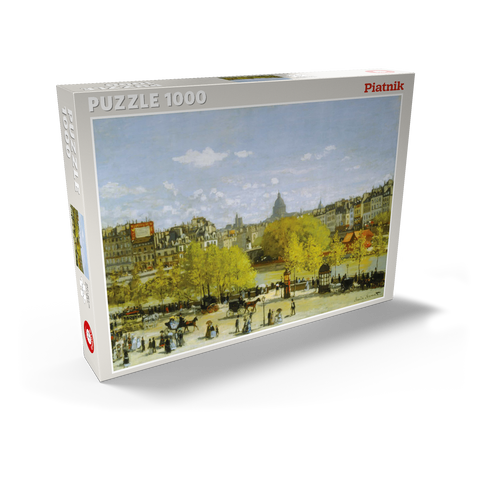 Quai du Louvre, Paris 1000 Puzzle Schachtel Ansicht2