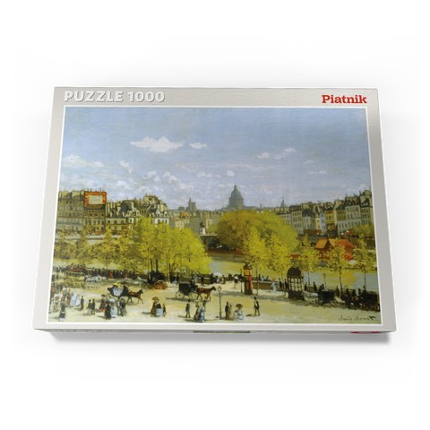 Quai du Louvre, Paris 1000 Puzzle Schachtel Ansicht3