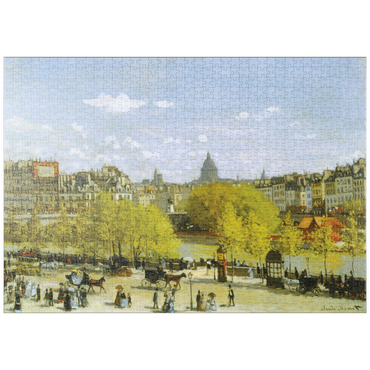 puzzleplate Quai du Louvre, Paris 1000 Puzzle