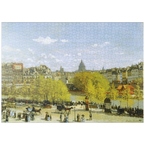 puzzleplate Quai du Louvre, Paris 1000 Puzzle